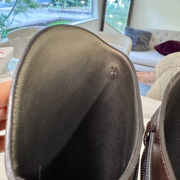 Brunello Cucinelli brown Leather Equestrian Riding Boots 36 - Picture 8 of 15